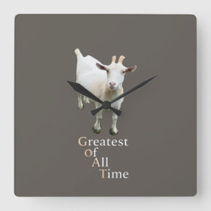 Horloge Carrée Meilleur de tous les temps Chèvre