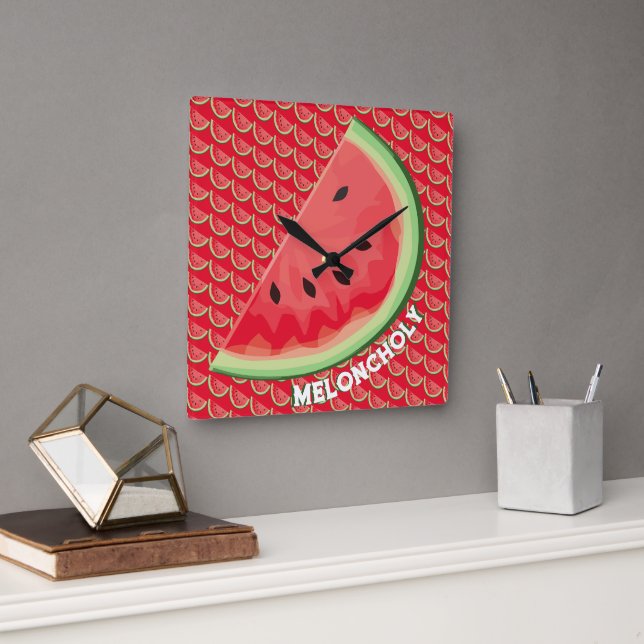 Horloge Carrée Meloncholy (Bureau)