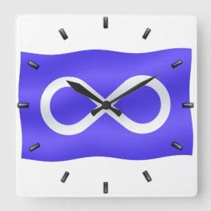Horloge Carrée Metis Flag