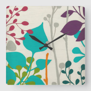 Horloge Carrée Metro Garden III