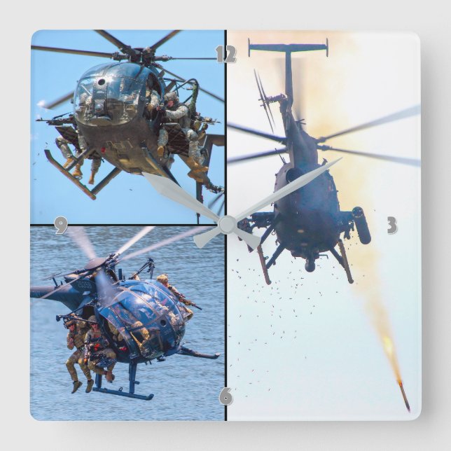 HORLOGE CARRÉE MH/AH-6M PETIT OISEUR (Recto)
