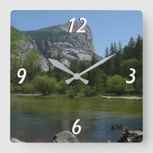Horloge Carrée Mirror Lake II dans le Parc national de Yosemite