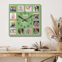 Moderne 12 Photo Collage Famille Temps Citation Ve