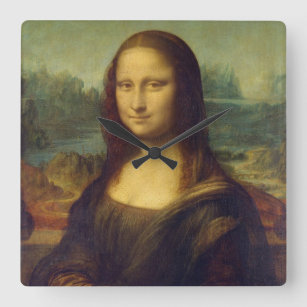 Horloge Carrée Mona Lisa