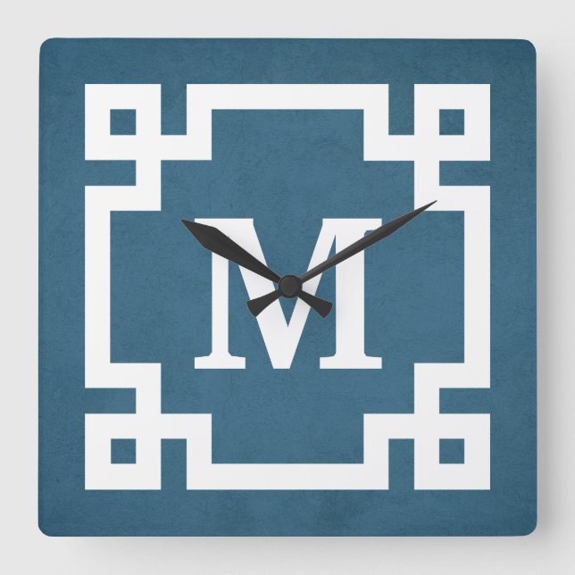 Horloge Carrée Monogram design (Recto)