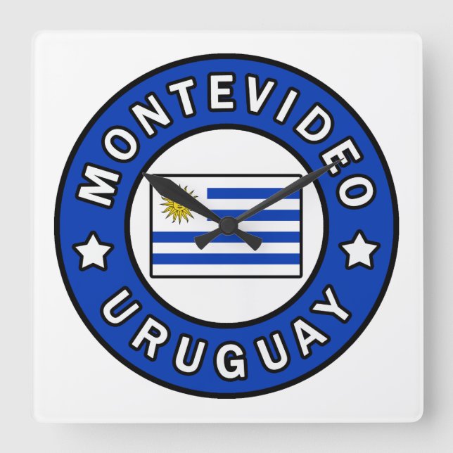 Horloge Carrée Montevideo Uruguay (Recto)
