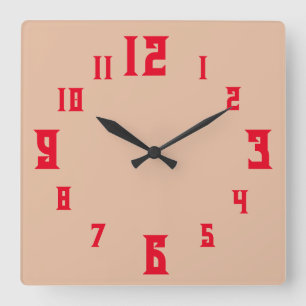 HORLOGE CARRÉE MONTRE