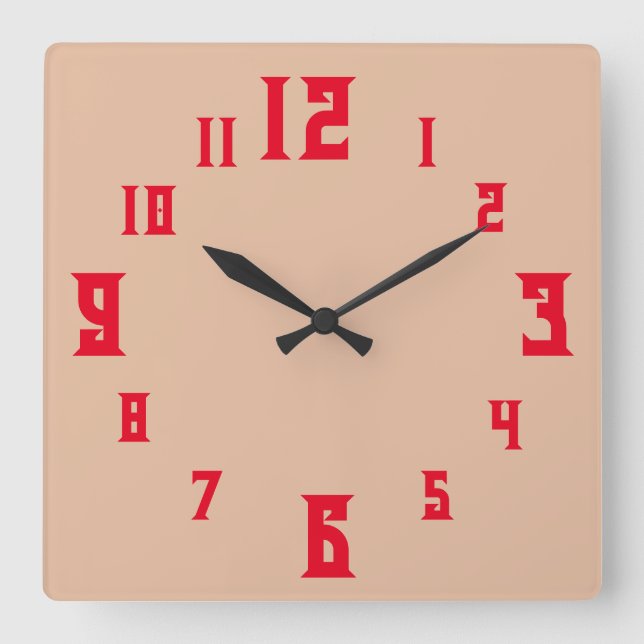HORLOGE CARRÉE MONTRE (Recto)