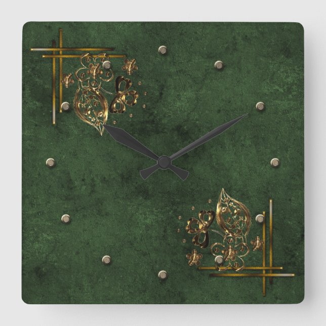 Horloge Carrée montre vintage (Recto)