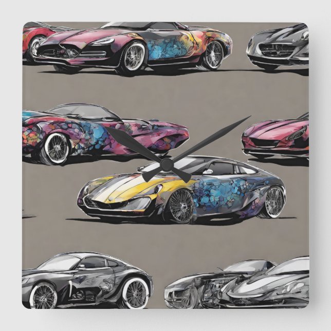 HORLOGE CARRÉE MONTRES MURALES (Recto)