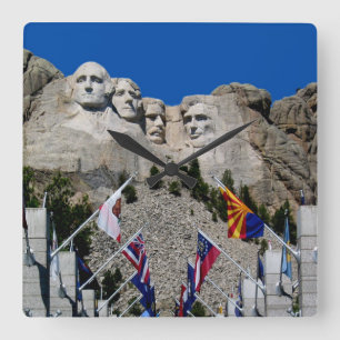 Horloge Carrée Monument national du Mont Rushmore Dakota du Sud