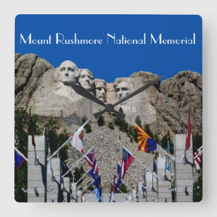 Horloge Carrée Monument national du Mont Rushmore Dakota du Sud