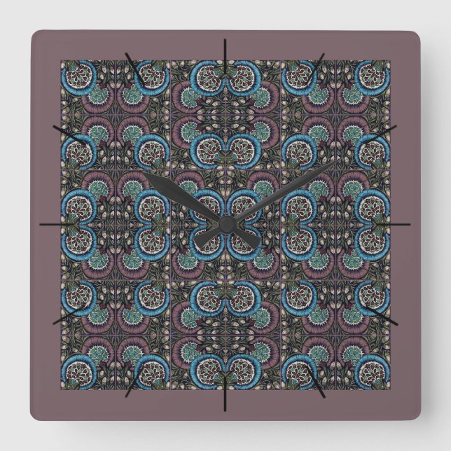Horloge Carrée Moroccan Style For Clocks (Recto)