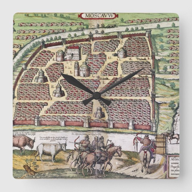 HORLOGE CARRÉE MOSCOW 1591 (Recto)