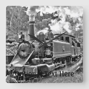 Horloge Carrée Moteur de gonflage à vapeur à gaz étroit