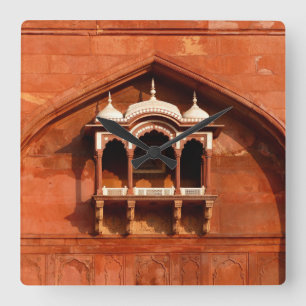 Horloge Carrée Mur du temple indien