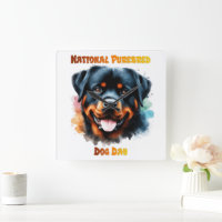 National Purebred Dog Day Rottweiler Artwork