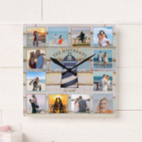 Nautical Anchor Vintage Wood 12-photo Collage