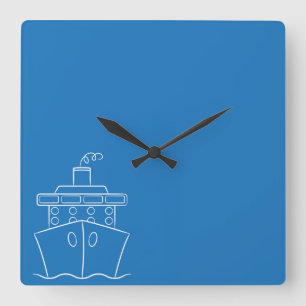Horloge Carrée Navire de croisière