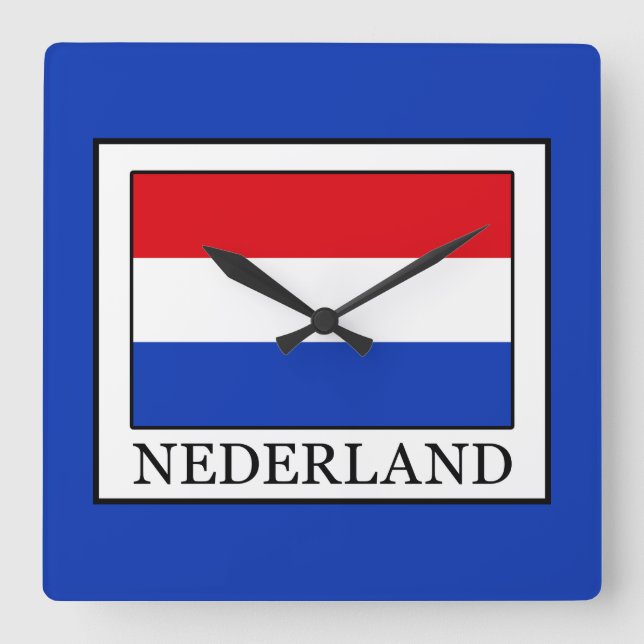 Horloge Carrée Nederland (Recto)