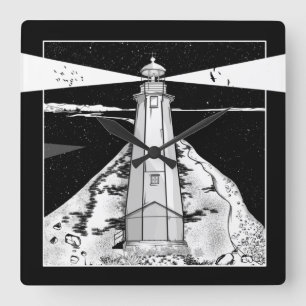 Horloge Carrée Nelson Boulder Bank