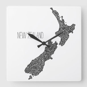Horloge Carrée New Zealand