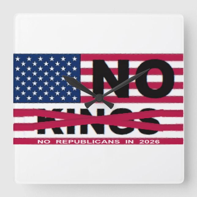 HORLOGE CARRÉE NO KINGS (Recto)