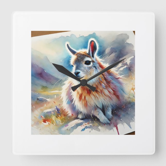 Horloge Carrée Northern Mountain Viscacha 030924AREF124 - Waterco (Recto)