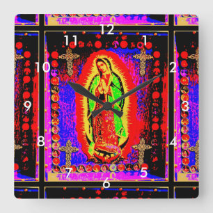 Horloge Carrée Notre-Dame De Guadalupe