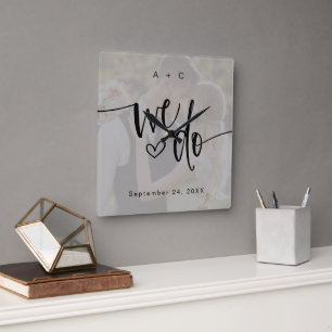 Horloge Carrée Nous faisons un script photo pour l'anniversaire d