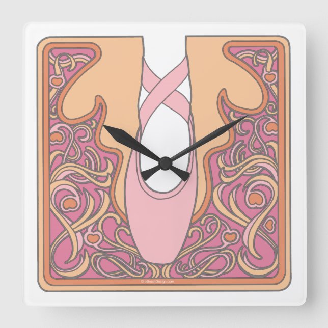 Horloge Carrée Nouveau Ballet (Recto)