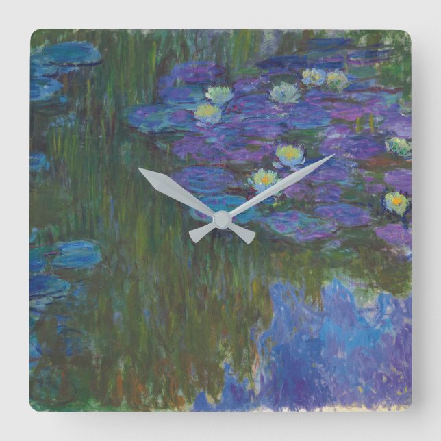 Horloge Carrée Nymphéas en fleur | 1914-17 (Recto)