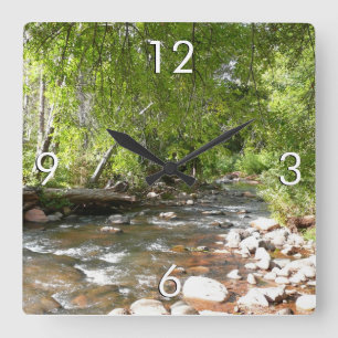 Horloge Carrée Oak Creek II à Sedona Arizona Photographie de la n