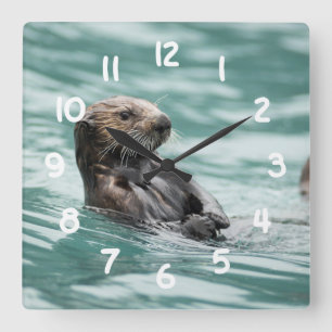 Horloge Carrée Observation de la Loupe de mer