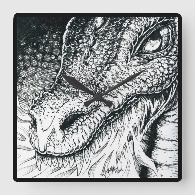 Horloge Carrée Octobre 2018 Jour 3 - Roast Dragon (Recto)