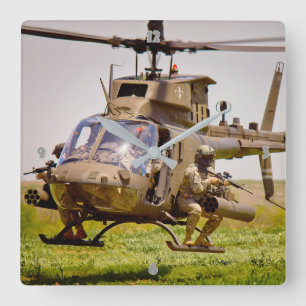 HORLOGE CARRÉE OH-58D KIOWA