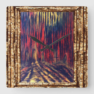Horloge Carrée Ombre des âmes