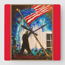 On aime l'horloge de Trump