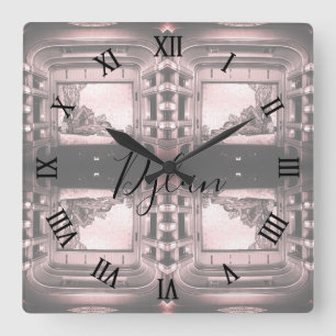 Horloge Carrée Opéra Staatsoper de Vienne Autriche vintage intéri