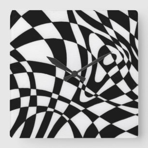 Horloge Carrée Optique #1 par Michael Moffa c1991