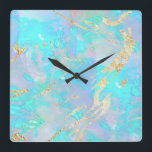 Horloge Carrée Optique holographique FAUX<br><div class="desc">veuillez noter que l'effet holographique n'est pas réel,  mais simplement simulé</div>