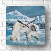 Ours polaire arctique bleu
