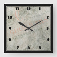 Papier Vintage défraîchi Collage publicitaire pari