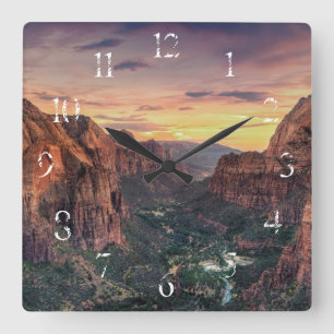 Horloge Carrée Parc national de canyon de Zion
