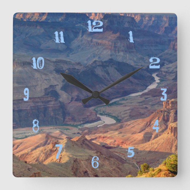 Horloge Carrée Parc national du Grand Canyon, Ariz (Recto)