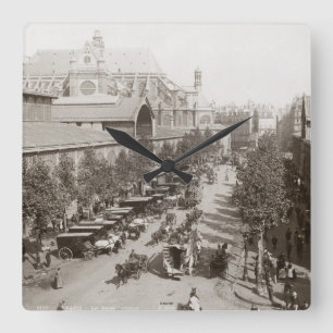 Horloge Carrée Paris : Les Halles, C1900