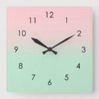 Pastel Aesthétique Ombre Gradient Pink Mint Green 