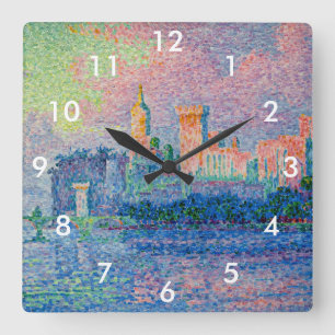 Horloge Carrée Paul Signac - Le Palais des Papes, Avignon