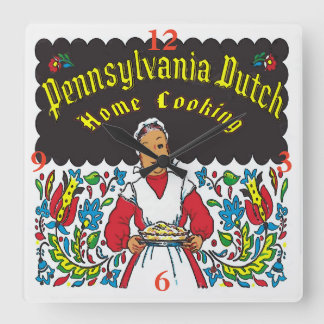 Horloge Carrée Pennsylvania Dutch, Home Cuisine