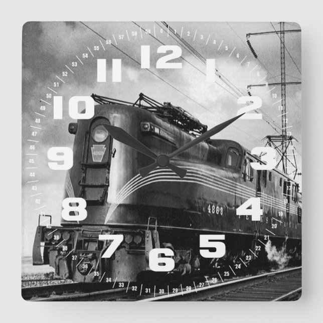 Horloge Carrée Pennsylvania Railroad (Recto)